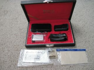 Vintage Minolta - 16 Mg Subminiature Spy Camera W/case And Acessories Japan Nr