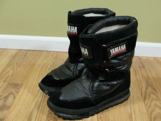 Vintage Yamaha Snowmobile Puffer Boots Size 10 Mens 1970 