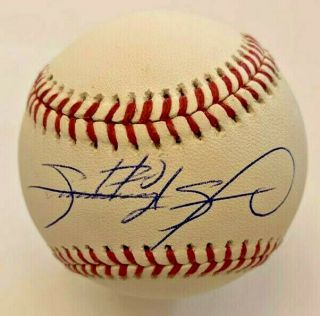 Sammy Sosa Signed 2016 World Series Chicago Cubs Baseball - Auto Beckett Bas