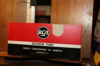 Vintage Electronic Vacuum Tube Empty Box Electron Tubes