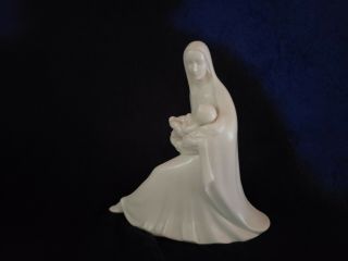 Vintage Virgin Mary Madonna Ceramic 9.  5 Inches