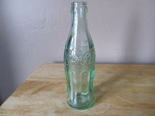 Vintage Coca - Cola Green Glass 6oz Bottle W/embossed Lettering South Bend,  In
