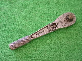 Vintage Craftsman Be Ratchet 3/8 " Drive Ratchet " Be " Series Made In Usa
