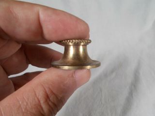 Vintage Brass Patina Slip Spacer For Electric Lamp Part 11/16 Inch Tall
