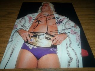 Wrestling Legend Ric Flair Autographed 8x10 Photo 4 Signed Tna Wrestling - Wwe