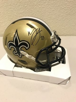 Marshon Lattimore Signed Orleans Saints Mini Helmet Beckett