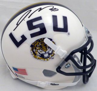 Jamal Adams Authentic Autographed Signed Lsu Tigers Mini Helmet Beckett 134304