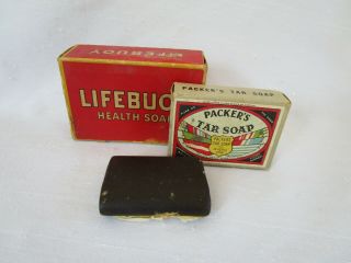 Vintage Lifebuoy Soap Empty Box And Packer 