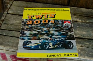 Vintage Michigan International Speedway Twin 200’s Program Indy Car Usac