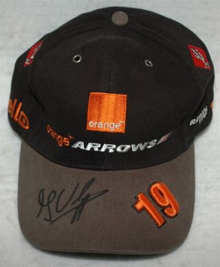 Jos Verstappen Signed Verstappen Arrows F1 19 Cap / Hat