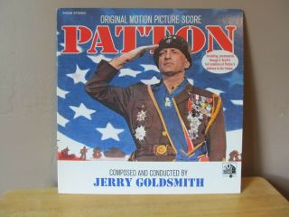 Vintage Patton Soundtrack 12 " Vinyl Lp Record 20th Century Fox Records