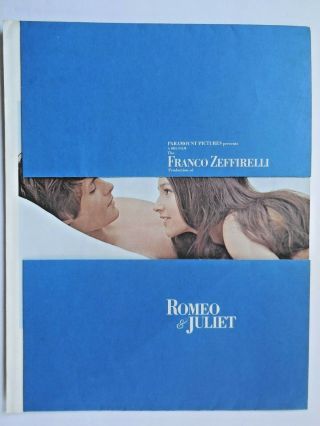 Romeo & Juliet - Deluxe Vintage 1968 Industry Trade Ad