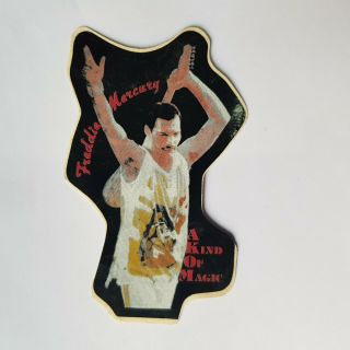 Rare Vintage Vinyl Sticker Queen Freddie Mercury No Cd Music