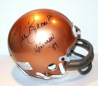 Tim Brown Autographed Signed Notre Dame Fighting Irish Mini Helmet W/coa