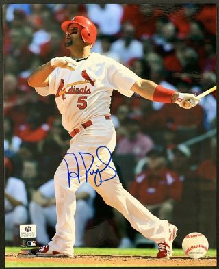 Albert Pujols Cardinals Signed 8x10 Photo Autographed Ga