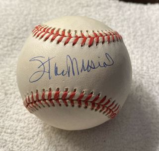 Stan Musial Signed Autographed Vintage Onl Baseball St Louis Cardinals