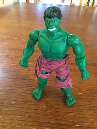 Vintage 1974 Mego Incredible Hulk - 8 " Action Figure Wgsh Marvel