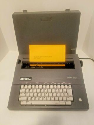 Smith Corona Deville 470 Portable Electronic Typewriter Vtg With Cover