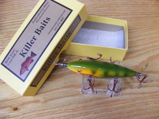 Killer Baits Rusty Jessee Heddon Little Sac Style Glasseye 150 In June Bug Color