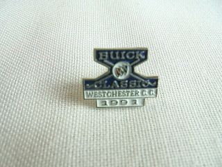 Vintage 1991 Buick Classic Golf Tournament Westchester Country Club Lapel Pin
