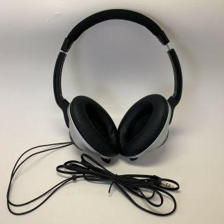 Vintage Bose Triport Around Ear Headphones Tp - 1a Black Silver Ear Pads Replaced