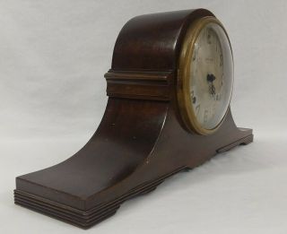 Vintage Ingraham 8 Eight Day Wind - Up Mantel Clock Chiming w/ Pendulum PARTS ONLY 2