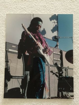 Vintage Jimi Hendrix 8x10 Glossy Photo