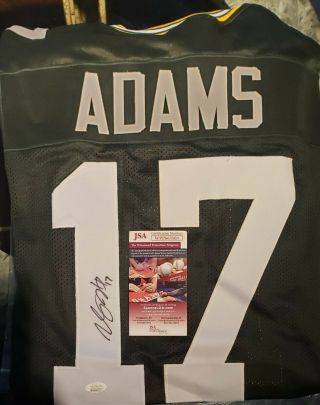 Davante Adams Signed Jersey (jsa) Nfl Green Bay Packers Memorabilia