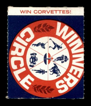 Vintage 1968 American Oil Winners Circle Parnelli Jones Turbine Car Card 2