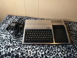 Vintage Texas Instruments Ti - 99/4a Computer With Power Supply