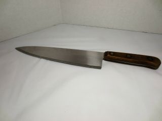 Vintage Foster Bros.  Brothers Knife 10 Inch Blade Carving Slicing Chef Knife