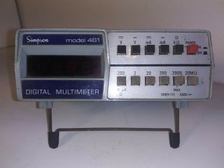 Vintage Simpson Digital Multimeter Model 461