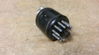 Metal 11 Pin Octal Male Plug F/ Old Vintage Ham Radio Drake Heathkit Power