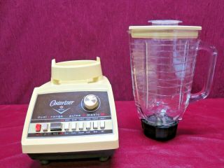 Oster Imperial Osterizer Dual Range Pulsematic 12 Vintage Countertop Blender
