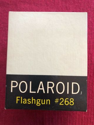 Vintage - Polaroid Camera Flashgun 268 With Box - 3 Bulbs