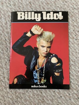 Vintage 1985 Billy Idol Book / Robus Books By Phil Tene