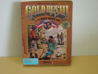 Gold Rush By Sierra Vintage Macintosh Game For Macintosh/macintosh Ii