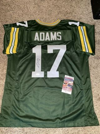 Davante Adams Signed Jersey (jsa) Nfl Green Bay Packers Memorabilia