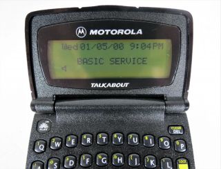 Vintage Motorola Talkabout Pager A06pkb5806aa Text Pagewriter Beeper Metrocall
