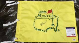 Hale Irwin Signed Augusta National Masters Golf Flag Autographed Psa/dna G17930