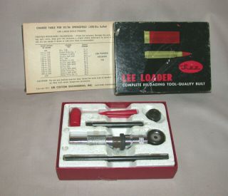 Vintage Early Lee Loader Hand Loader For 30 - 06 Springfield -