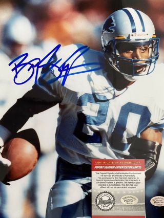 Barry Sanders Detroit Lions Autographed Signed 8x10 Photo - -