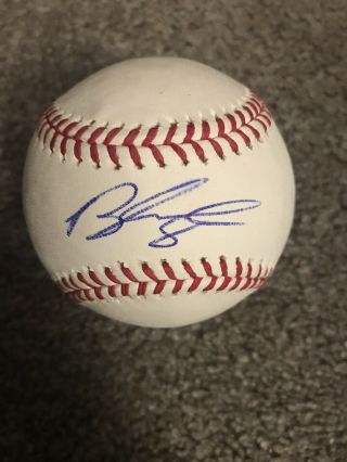 Brandon Lowe Tampa Bay Rays Signed Baseball Psa/dna 2019 Mlb All Star
