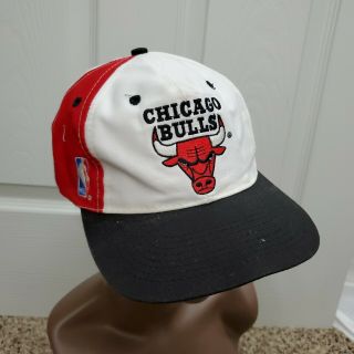 Vintage 90s Chicago Bulls Sports Specialties Script Snapback Hat