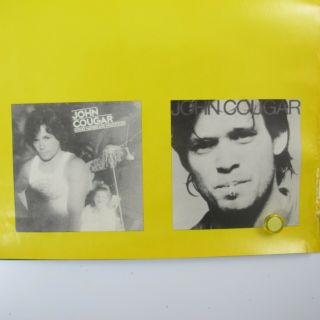 John Cougar Mellencamp 1980 Vtg Promo Poster Nothing Matters and What if It Did? 2