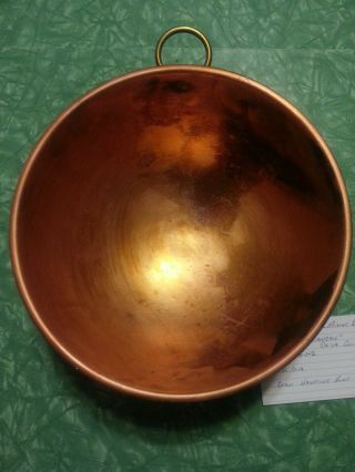 Vintage French Copper Mixing Bowl Bazaar From De La Cuisine In York Ny.
