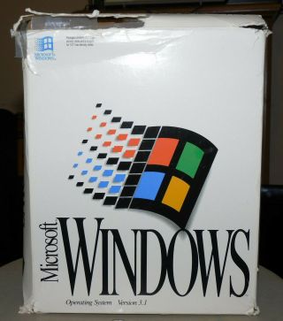 Vintage Microsoft Windows 3.  1 Software 3.  5 Disc W/microsoft Arcade & All Manuals