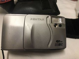 Vintage Pentax Iqzoom 90mc 35mm Point & Shoot Film Camera W Case