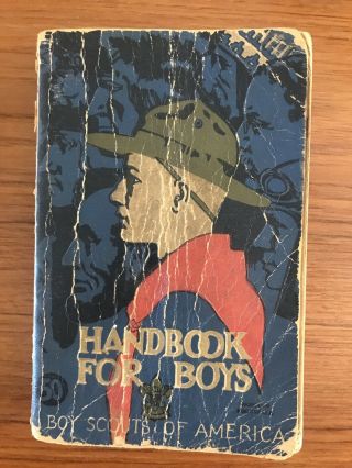 Vintage 1940handbook For Boys Boy Scouts Of America Guide Book N Rockwell