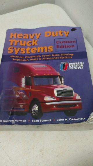 Thomson Heavy Duty Truck Systems Custom Edition Textbook 2001 Vintage